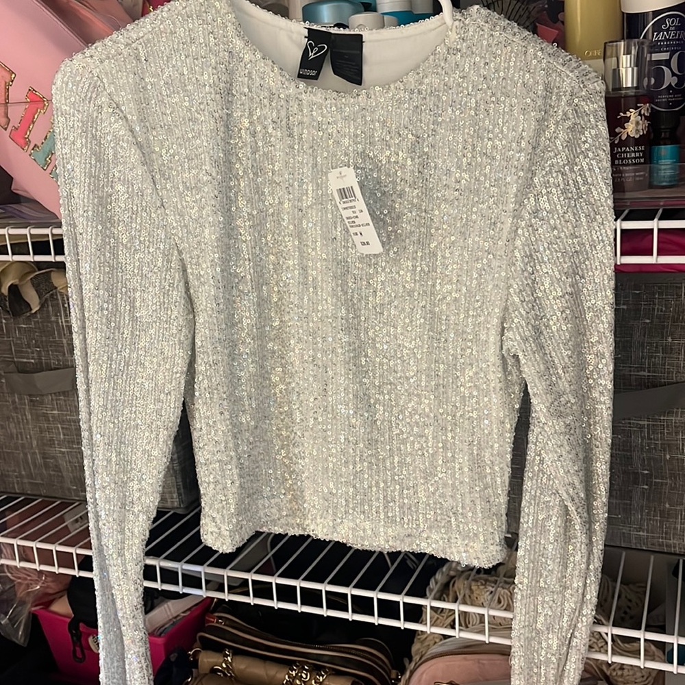 Sparkle crop top